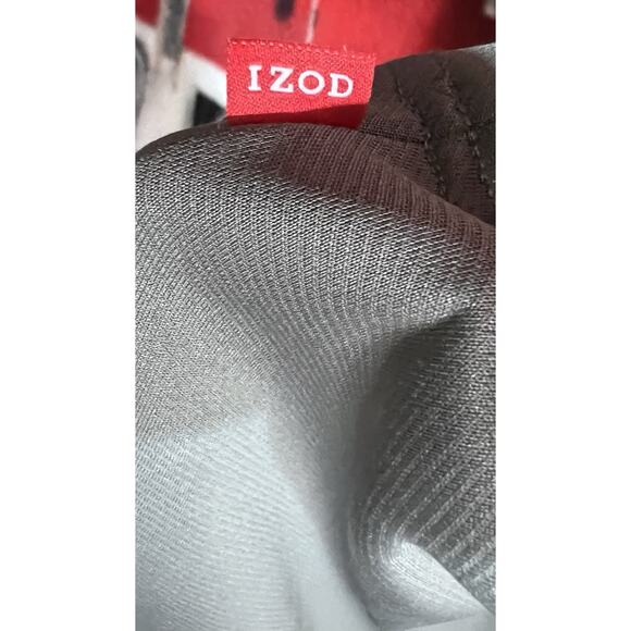 IZOD Men's Gray Quarter Zip Long Sleeve Pullover XL - Picture 7 of 11